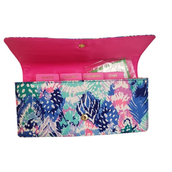 NWT Lilli Pulitser Travel Wallet Organizer Multicolor - Picture 4 of 6